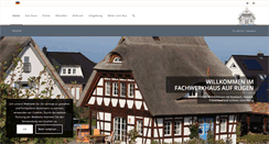 Desktop Screenshot of fachwerkhaus-ruegen.de